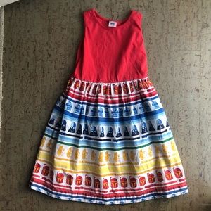 EUC Hanna Andersson Star Wars rainbow dress, 140 / 10